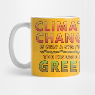 Climate change is a sympton Mug